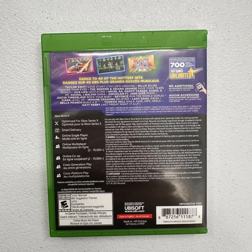 Xbox One Call Of Duty Modern Warfare Just Dance‎ 2022 Madden NFL 21 Bundle Games